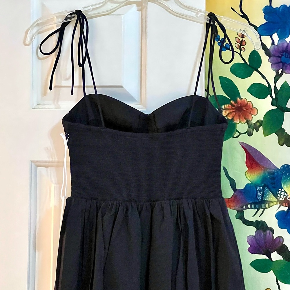 🌺🎉HP🎉🌺 NWT Staud Landry Maxi Dress Black - Picture 14 of 16